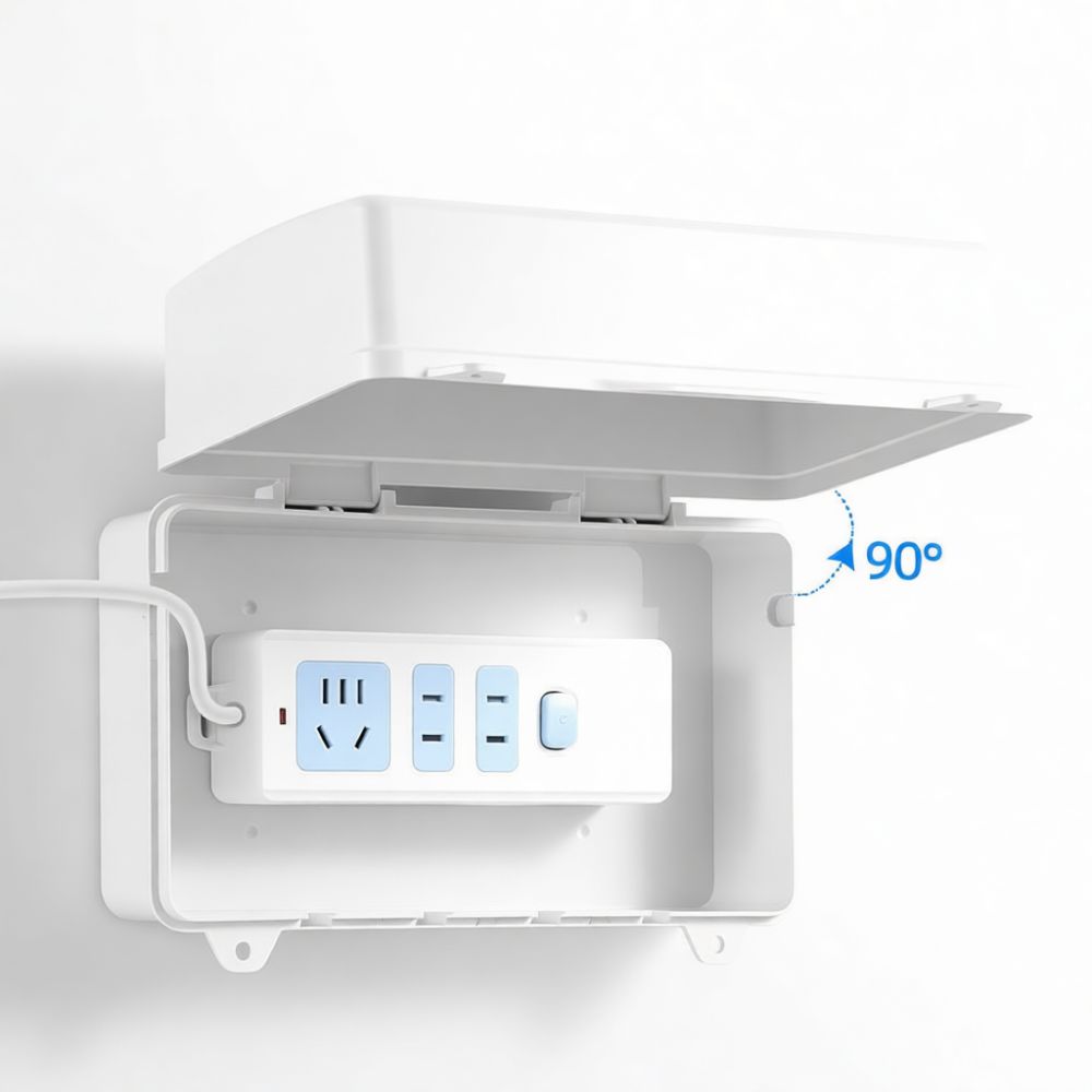Outdoor Power Strip Weatherproof - Wodoodporna osłona na gniazdko elektryczne, zewnętrzna,