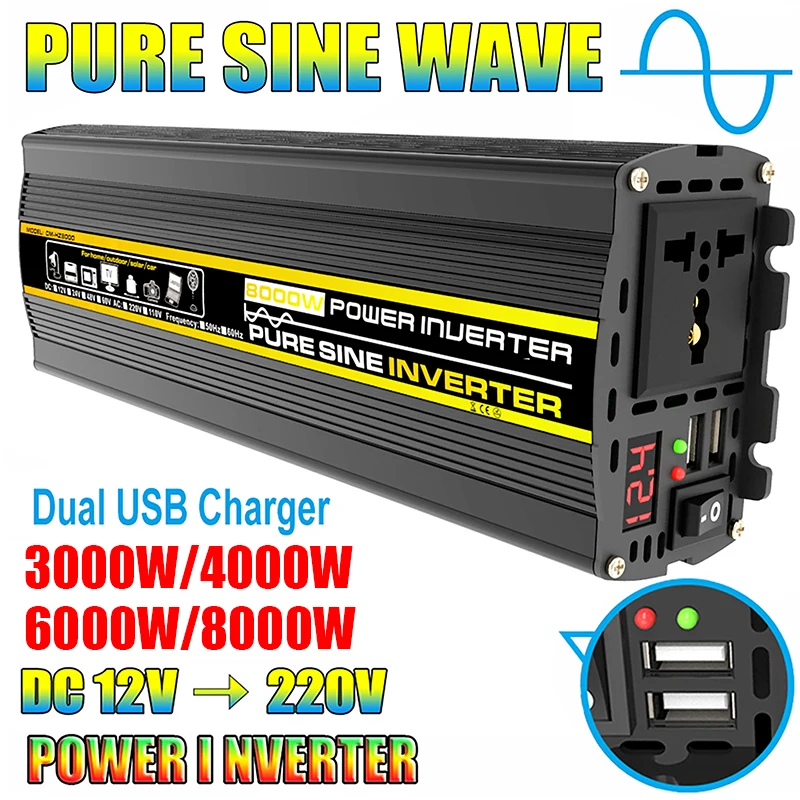 8000/6000/4000/3000W Inwerter  – Ac Outdoor Power recenzja i cena